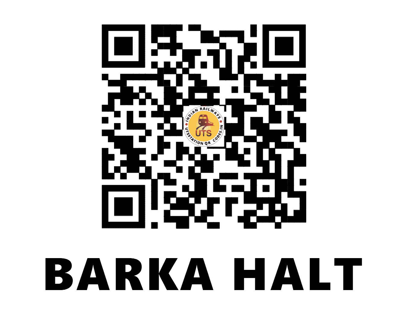 UTS QR Code for BARKA HALT - BADK - NR (UTTAR PRADESH)